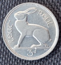 Ireland 1939 Threepence Coin