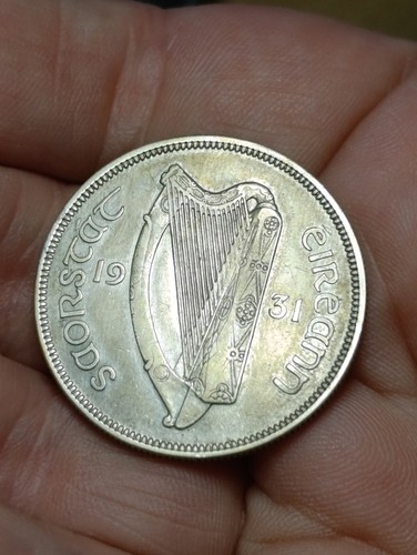 1931 ireland half crown - ireland,