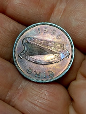 1964 Ireland Halfpenny coin  -