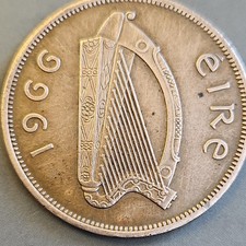 Rare  1966  Irish 1d beautiful