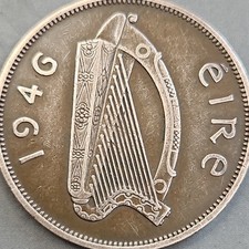 Rare  1946  Irish 1d beautiful