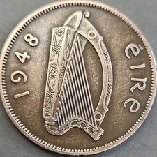 Rare  1948  Irish 1d beautiful