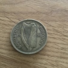 RARE IRELAND 1930 Irish Silver