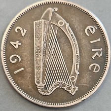 Rare  1942  Irish 1d beautiful