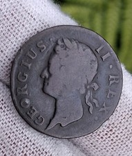 Rare George II Farthing Coin