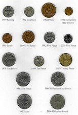 Rare 15 Piece Irish Coin