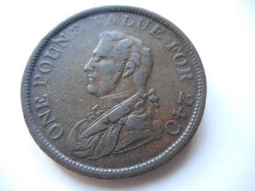 One pound 1815 hibernia - one,