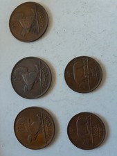 RARE SET OF IRISH 1D and 1/2D