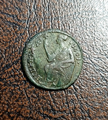 1691 ireland farthing - farthing-, km#