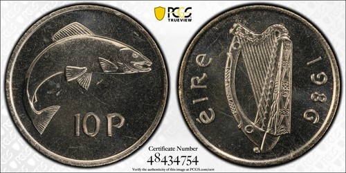 Ireland 1986 10p - , ten