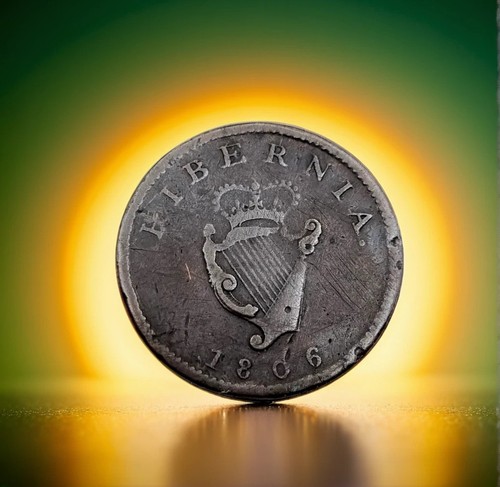 Ireland farthing coin - coin, king
