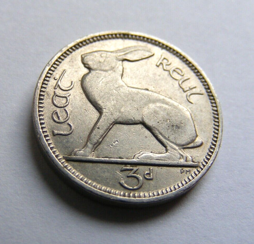 Ireland 1939 threepence coin - 1939,
