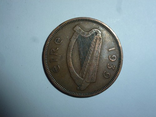 Irish eire ireland half - ireland, penny
