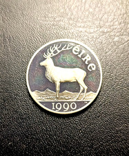 1990 Ireland 5 Ecu Silver